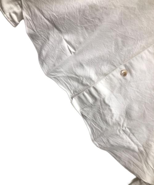 BORRELLI（ボレッリ）BORRELLI (ボレッリ) 長袖シャツ 24-25AW コットンブラッシュドオックスホリゾンタルカラーシャツ ホワイト サイズ:L 未使用品の古着・服飾アイテム
