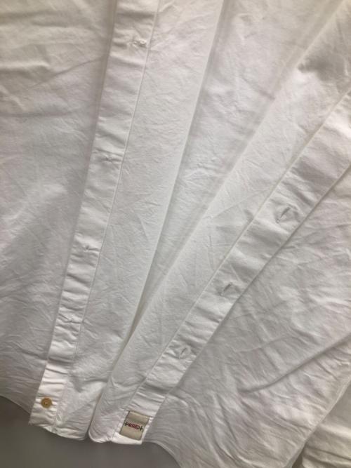 BORRELLI（ボレッリ）BORRELLI (ボレッリ) 長袖シャツ 24-25AW コットンブラッシュドオックスホリゾンタルカラーシャツ ホワイト サイズ:L 未使用品の古着・服飾アイテム