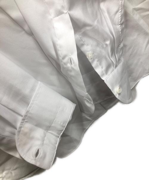 BORRELLI（ボレッリ）BORRELLI (ボレッリ) 長袖シャツ コットンロイヤルオックスボタンダウンシャツ ホワイト サイズ:40 未使用品の古着・服飾アイテム