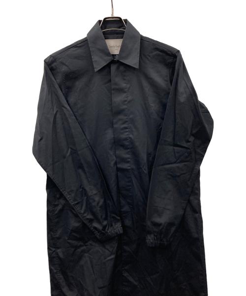 Casely-Hayford（ケイスリーヘイフォード）Casely-Hayford (ケイスリーヘイフォード) コートシャツ DHOBI COAT SHIRT（ドービーコートシャツ） ブラック サイズ:S 未使用品の古着・服飾アイテム