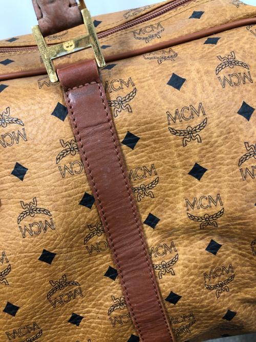 MCM（エムシーエム）MCM (エムシーエム) 2WAYバッグ ボストンバッグ ショルダーバッグ ブラウン サイズ:実寸サイズにてご確認下さい。の古着・服飾アイテム