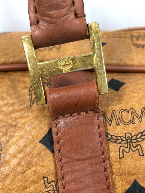 MCM（エムシーエム）MCM (エムシーエム) 2WAYバッグ ボストンバッグ ショルダーバッグ ブラウン サイズ:実寸サイズにてご確認下さい。の古着・服飾アイテム