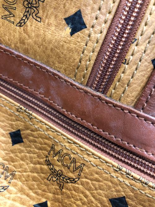 MCM（エムシーエム）MCM (エムシーエム) 2WAYバッグ ボストンバッグ ショルダーバッグ ブラウン サイズ:実寸サイズにてご確認下さい。の古着・服飾アイテム