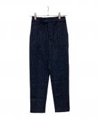 BEATRICEベアトリス）の古着「ジャガードストレートパンツ」｜ブルー