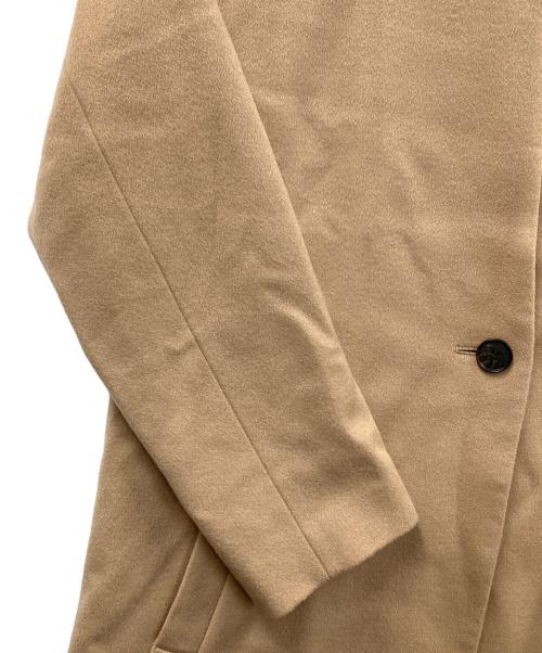 UNTITLED（アンタイトル）UNTITLED (アンタイトル) メイユールカシミヤノーカラーコート ベージュ サイズ:1の古着・服飾アイテム