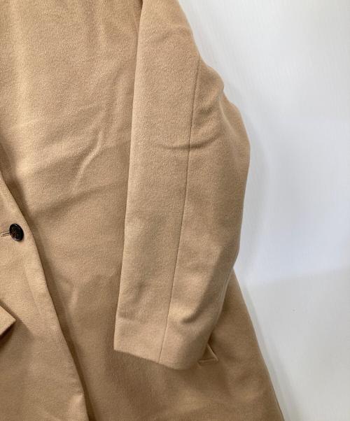 UNTITLED（アンタイトル）UNTITLED (アンタイトル) メイユールカシミヤノーカラーコート ベージュ サイズ:1の古着・服飾アイテム