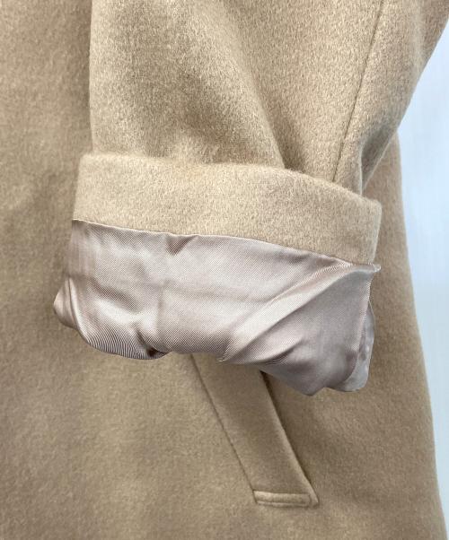 UNTITLED（アンタイトル）UNTITLED (アンタイトル) メイユールカシミヤノーカラーコート ベージュ サイズ:1の古着・服飾アイテム