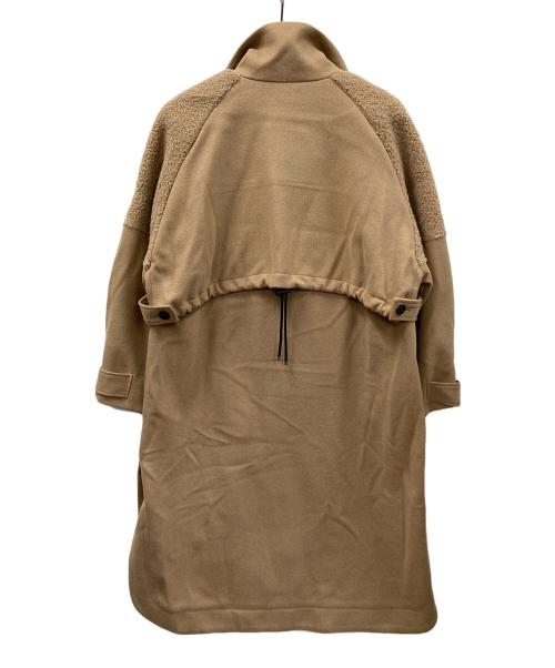 Lallia Mu（ラリア ムー）Lallia Mu (ラリア ムー) レイヤードカラー ミリタリーコート ベージュ サイズ:38の古着・服飾アイテム