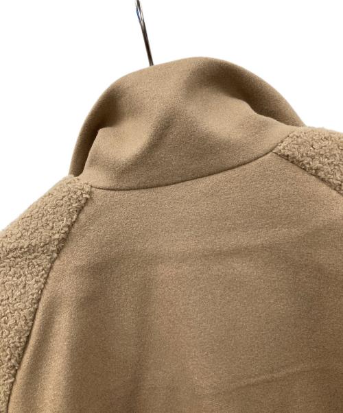 Lallia Mu（ラリア ムー）Lallia Mu (ラリア ムー) レイヤードカラー ミリタリーコート ベージュ サイズ:38の古着・服飾アイテム