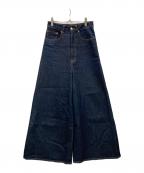 Maison Margielaメゾンマルジェラ）の古着「デニムパンツ ハイライズワイドジーンズ」｜インディゴ