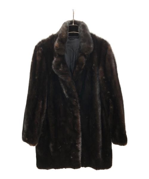 SAGA MINK（サガミンク）SAGA MINK (サガミンク) ファーコート ブラウン サイズ:6の古着・服飾アイテム
