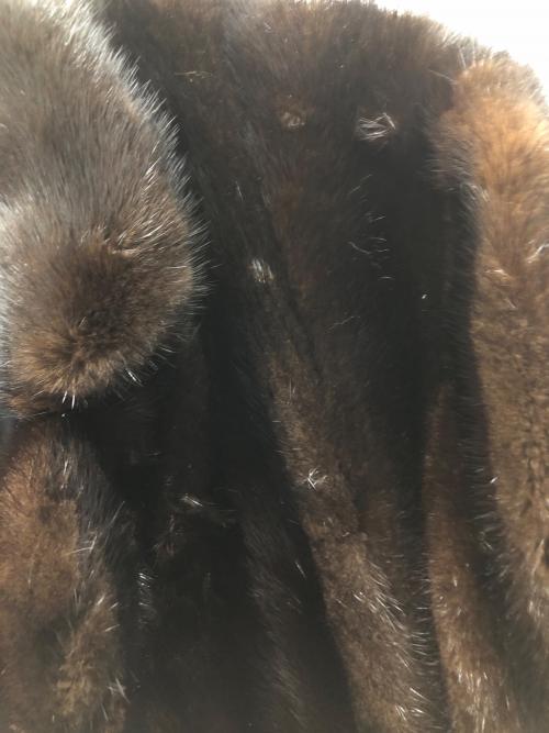 SAGA MINK（サガミンク）SAGA MINK (サガミンク) ファーコート ブラウン サイズ:6の古着・服飾アイテム