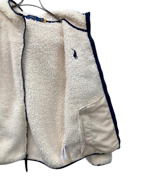 POLO RALPH LAUREN（ポロ・ラルフローレン）POLO RALPH LAUREN (ポロ・ラルフローレン) フリースジャケット ホワイト サイズ:Mの古着・服飾アイテム