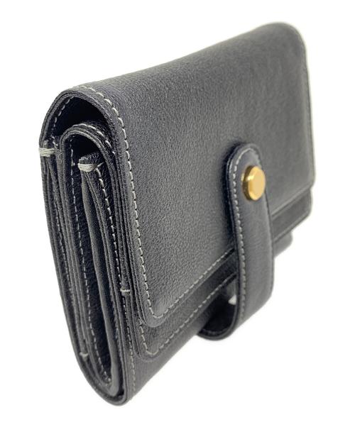 土屋鞄（ツチヤカバン）土屋鞄 (ツチヤカバン) 3つ折り財布 AGIR ギャルソンハンディパース ブラック サイズ:実寸サイズにてご確認ください。の古着・服飾アイテム