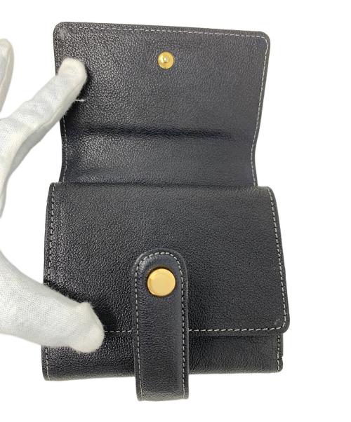 土屋鞄（ツチヤカバン）土屋鞄 (ツチヤカバン) 3つ折り財布 AGIR ギャルソンハンディパース ブラック サイズ:実寸サイズにてご確認ください。の古着・服飾アイテム