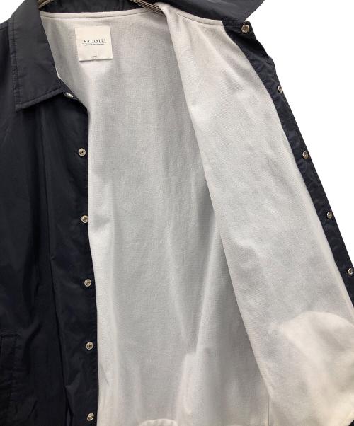 RADIALL（ラディアル）RADIALL (ラディアル) コーチジャケット ネイビー サイズ:LARGEの古着・服飾アイテム