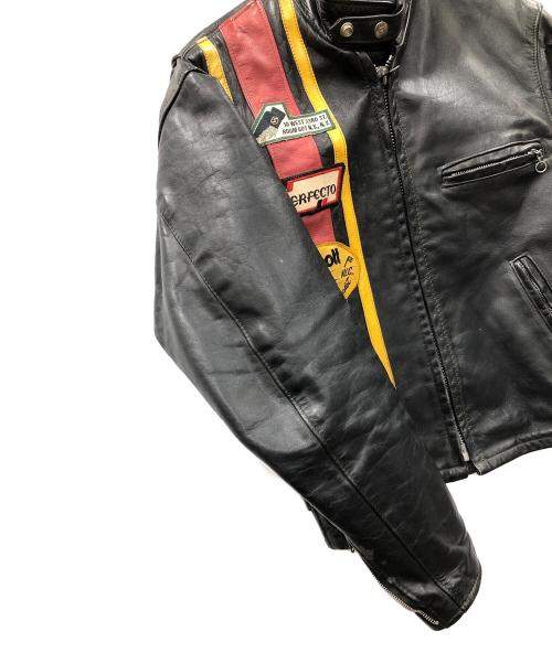Schott（ショット）Schott (ショット) ライダースジャケット ブラック サイズ:36の古着・服飾アイテム
