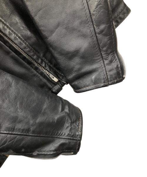 Schott（ショット）Schott (ショット) ライダースジャケット ブラック サイズ:36の古着・服飾アイテム