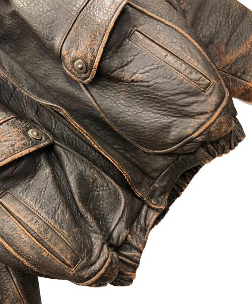 DOG FIGHT（ドッグファイト）DOG FIGHT (ドッグファイト) フライトジャケット ブラウン サイズ:5の古着・服飾アイテム