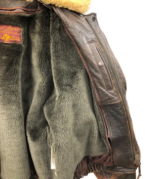 DOG FIGHT（ドッグファイト）DOG FIGHT (ドッグファイト) フライトジャケット ブラウン サイズ:5の古着・服飾アイテム