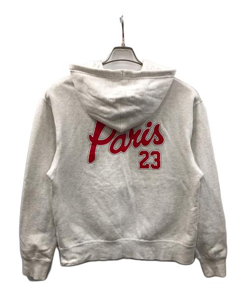 JORDAN（ジョーダン）JORDAN (ジョーダン) Paris Saint-Germain (パリサンジェルマン) フリースプルオーバー ライトグレー サイズ:Mの古着・服飾アイテム