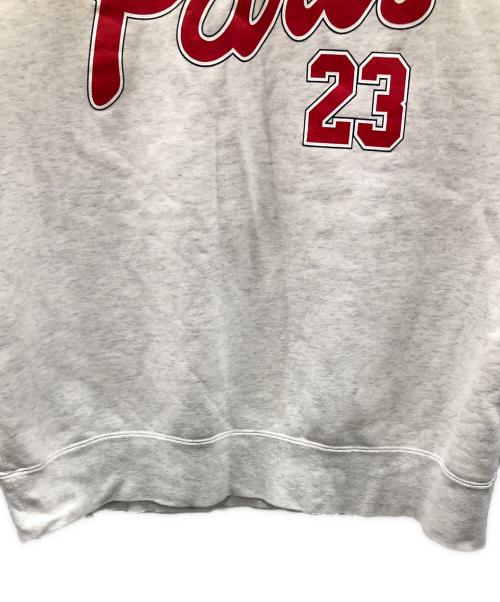JORDAN（ジョーダン）JORDAN (ジョーダン) Paris Saint-Germain (パリサンジェルマン) フリースプルオーバー ライトグレー サイズ:Mの古着・服飾アイテム
