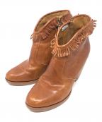 VISVIMビズビム）の古着「ショートブーツ」｜キャラメル