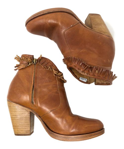 VISVIM（ビズビム）VISVIM (ビズビム) ショートブーツ キャラメル サイズ:USW08の古着・服飾アイテム