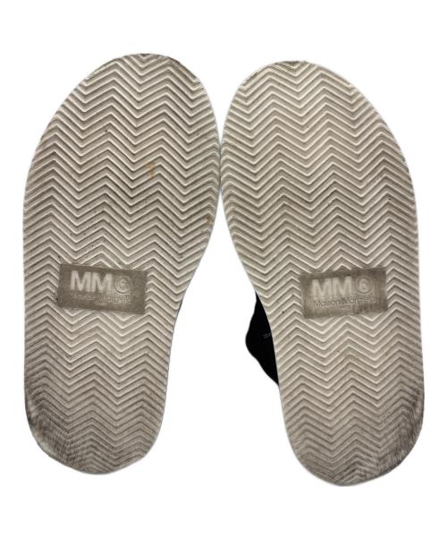 MM6 Maison Margiela（エムエムシックスメゾンマルジェラ）MM6 Maison Margiela (エムエムシックスメゾンマルジェラ) ハイカットスニーカー ブラック×ホワイト サイズ:38の古着・服飾アイテム