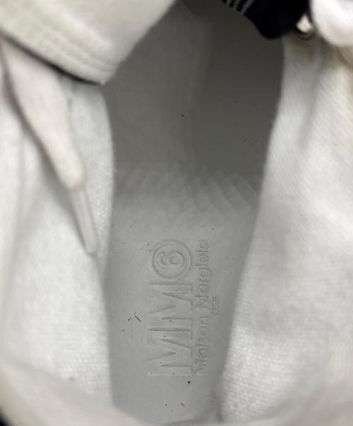 MM6 Maison Margiela（エムエムシックスメゾンマルジェラ）MM6 Maison Margiela (エムエムシックスメゾンマルジェラ) ハイカットスニーカー ブラック×ホワイト サイズ:38の古着・服飾アイテム