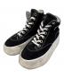 MM6 Maison Margiela（エムエムシックスメゾンマルジェラ）の古着「ハイカットスニーカー」｜ブラック×ホワイト