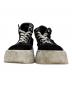 MM6 Maison Margiela (エムエムシックスメゾンマルジェラ) ハイカットスニーカー ブラック×ホワイト サイズ:38：8000円