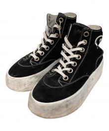 Maison Margiela（メゾンマルジェラ）の古着「ハイカットスニーカー」｜ブラック×ホワイト