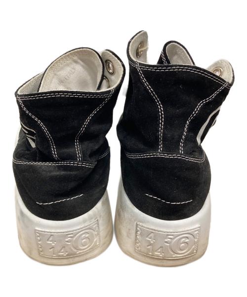 Maison Margiela（メゾンマルジェラ）Maison Margiela (メゾンマルジェラ) ハイカットスニーカー ブラック×ホワイト サイズ:38の古着・服飾アイテム