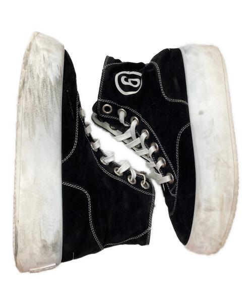 Maison Margiela（メゾンマルジェラ）Maison Margiela (メゾンマルジェラ) ハイカットスニーカー ブラック×ホワイト サイズ:38の古着・服飾アイテム