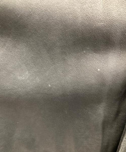 FORTIME（フォータイム）FORTIME (フォータイム) レザーブルゾン ブラック サイズ:Lの古着・服飾アイテム