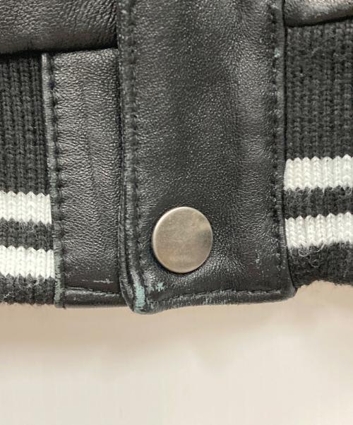 FORTIME（フォータイム）FORTIME (フォータイム) レザーブルゾン ブラック サイズ:Lの古着・服飾アイテム