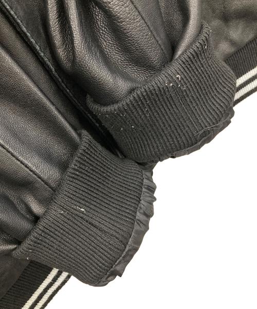 FORTIME（フォータイム）FORTIME (フォータイム) レザーブルゾン ブラック サイズ:Lの古着・服飾アイテム