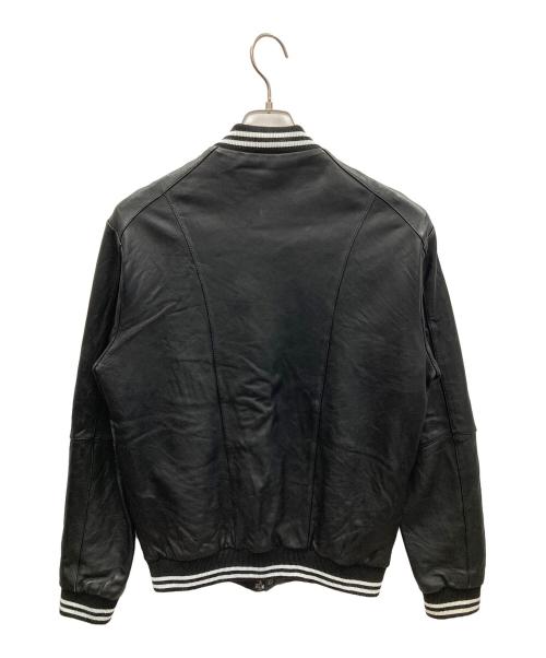 FORTIME（フォータイム）FORTIME (フォータイム) レザーブルゾン ブラック サイズ:Lの古着・服飾アイテム