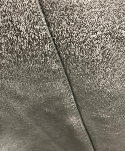 FORTIME（フォータイム）FORTIME (フォータイム) レザーブルゾン ブラック サイズ:Lの古着・服飾アイテム