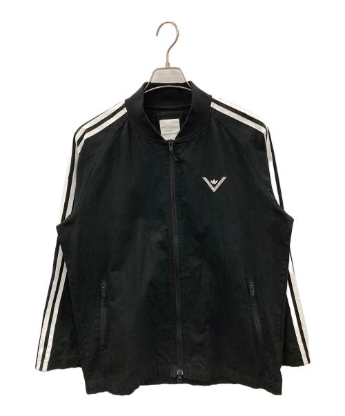WHITE MOUNTAINEERING（ホワイトマウンテ二アニング）WHITE MOUNTAINEERING (ホワイトマウンテ二アニング) adidas (アディダス) トラックジャケット WM TRACK TOP（ホワイト マウンテ二アリング トラック トップ） ブラック サイズ:J Lの古着・服飾アイテム