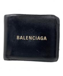 BALENCIAGA（バレンシアガ）の古着「2つ折り財布 Everyday Wallet（エブリデイ ウォレット）」｜ブラック