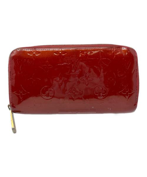 LOUIS VUITTON（ルイ ヴィトン）LOUIS VUITTON (ルイ ヴィトン) 長財布 モノグラム ヴェルニ ジッピーウォレット エメラルドレッド サイズ:実寸サイズにてご確認くださいの古着・服飾アイテム
