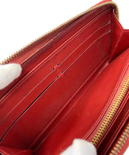 LOUIS VUITTON（ルイ ヴィトン）LOUIS VUITTON (ルイ ヴィトン) 長財布 モノグラム ヴェルニ ジッピーウォレット エメラルドレッド サイズ:実寸サイズにてご確認くださいの古着・服飾アイテム