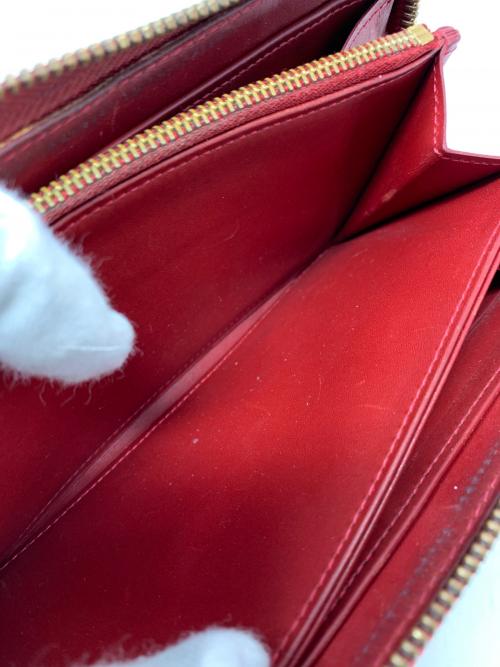 LOUIS VUITTON（ルイ ヴィトン）LOUIS VUITTON (ルイ ヴィトン) 長財布 モノグラム ヴェルニ ジッピーウォレット エメラルドレッド サイズ:実寸サイズにてご確認くださいの古着・服飾アイテム