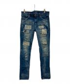 glambグラム）の古着「スキニーデニムパンツ Unplugged skinny denim」｜インディゴ