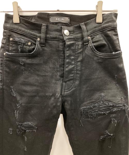 AMIRI（アミリ）AMIRI (アミリ) スキニーデニムパンツ ブラック サイズ:実寸サイズにてご確認ください。の古着・服飾アイテム