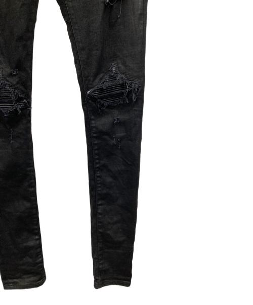AMIRI（アミリ）AMIRI (アミリ) スキニーデニムパンツ ブラック サイズ:実寸サイズにてご確認ください。の古着・服飾アイテム