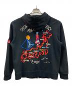 ジップパーカージップパーカー）の古着「ジップパーカー」｜ブラック