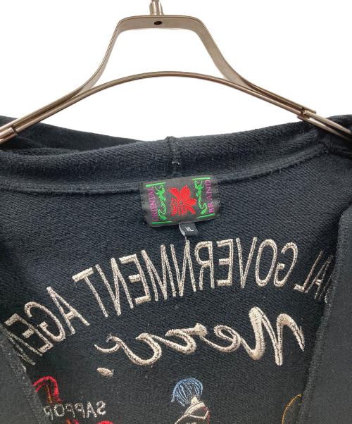 ジップパーカー（ジップパーカー）ジップパーカー (ジップパーカー) ジップパーカー ブラック サイズ:XLの古着・服飾アイテム